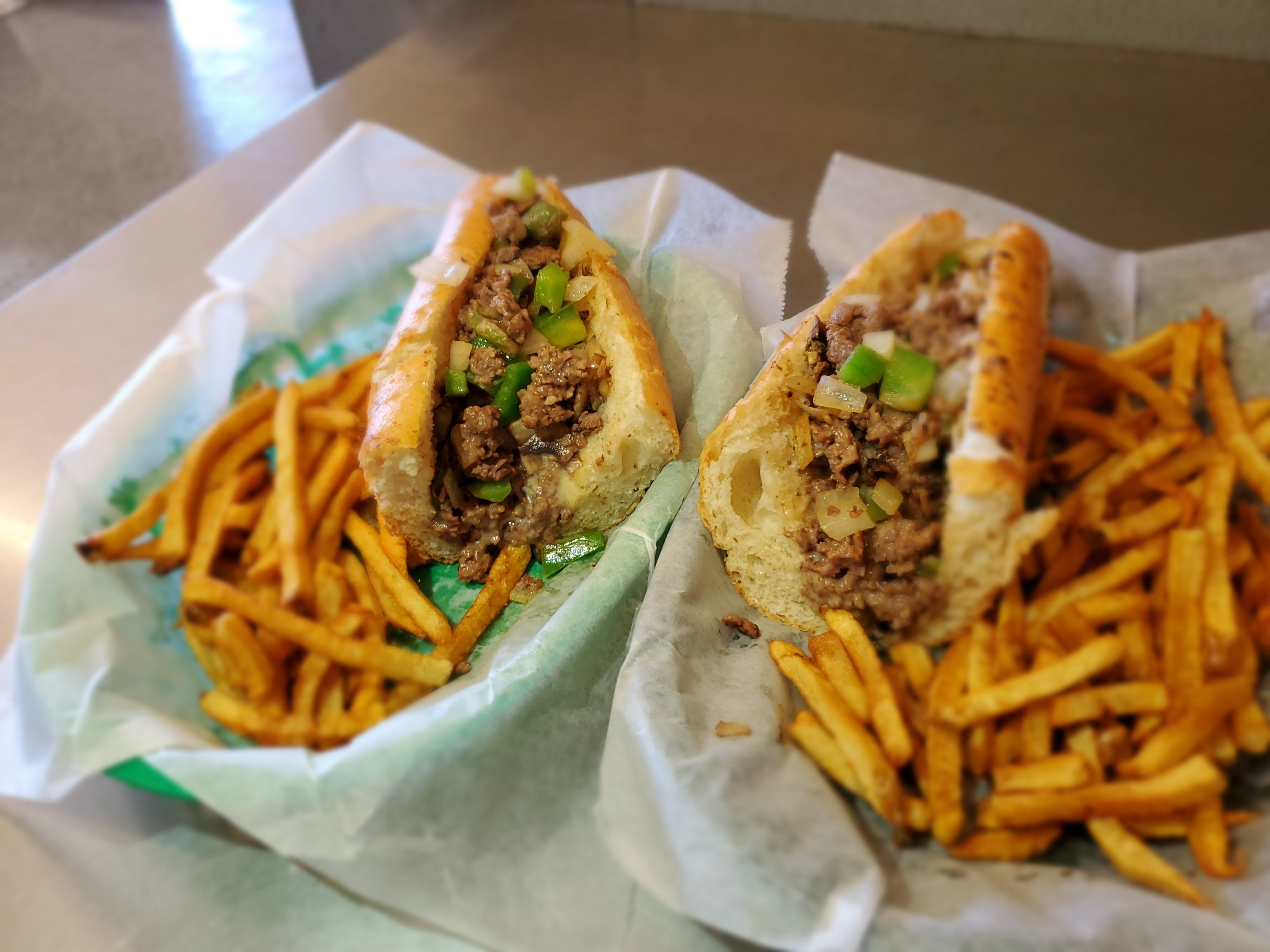 Feelin' a Little Philly Cheesesteak Sandwich