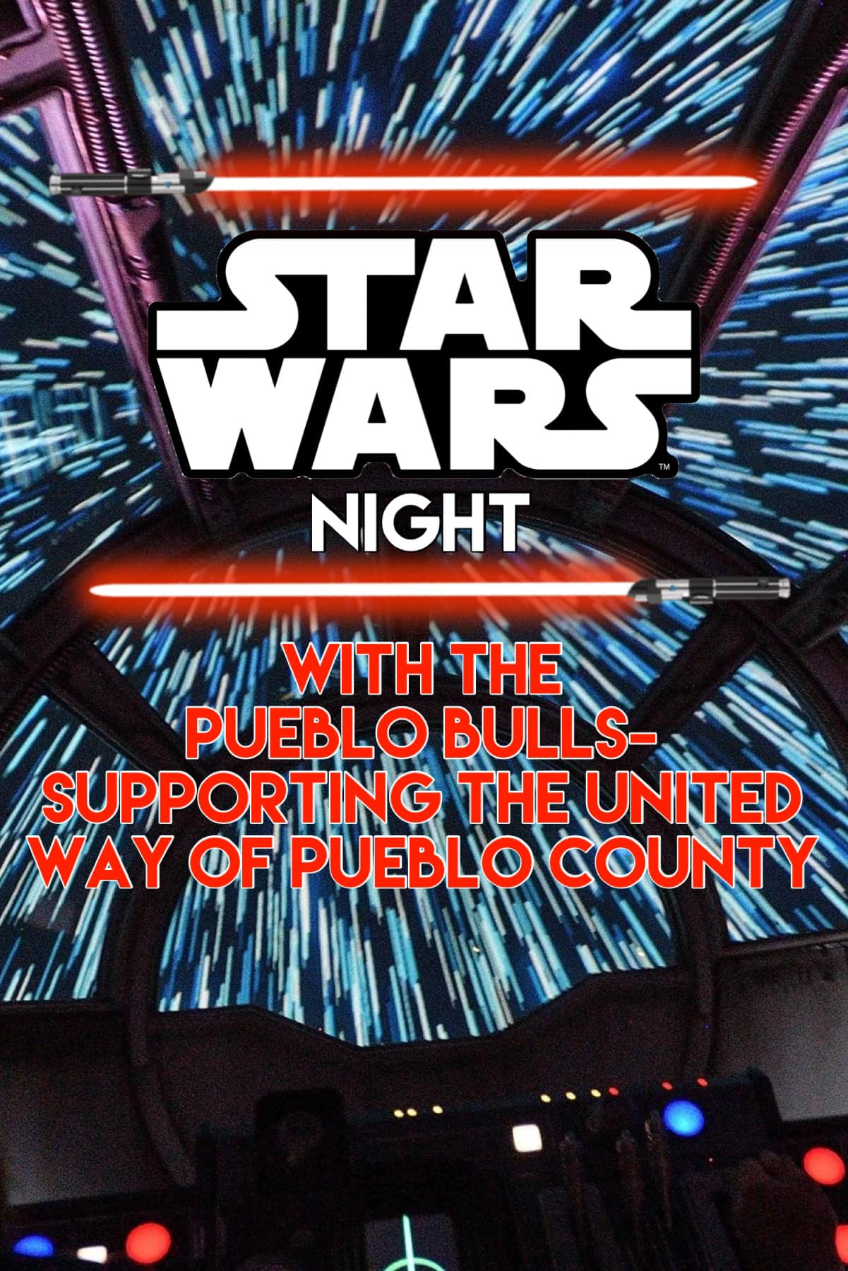 Pueblo Bulls Hockey Star Wars Night