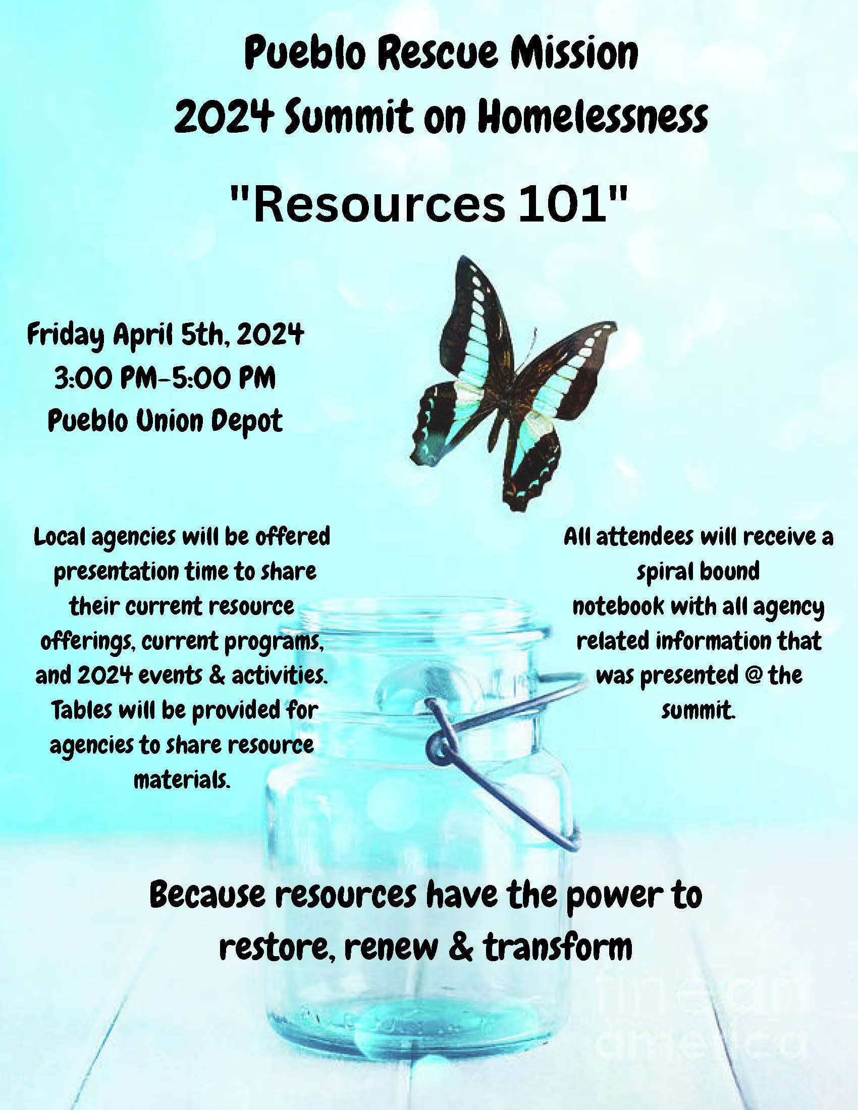 Pueblo Rescue Mission Event