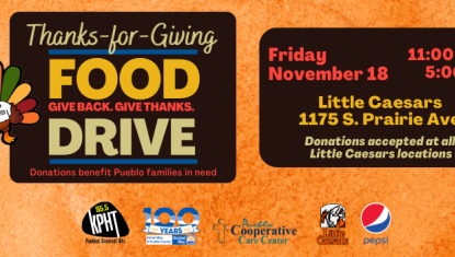 Thanks-for-Giving Food Drive: November 18